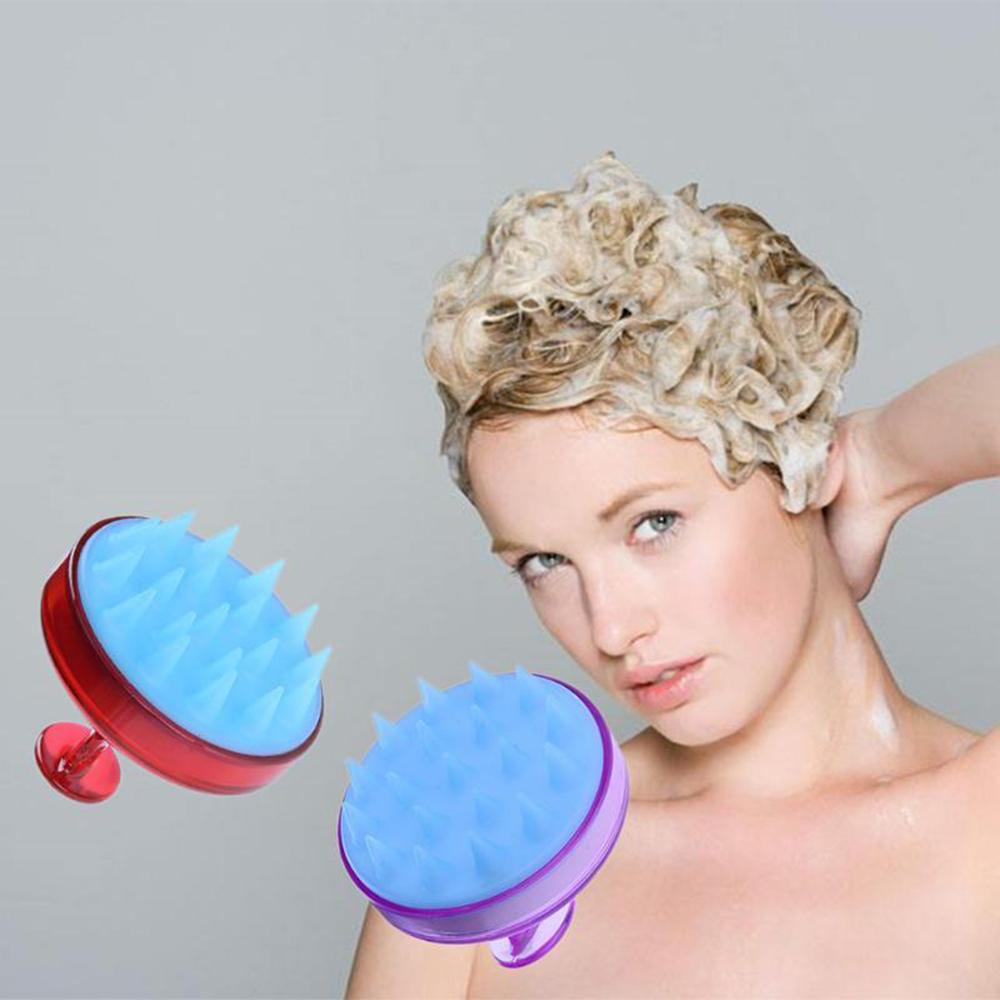 Silicone Exfoliator Shampoo Massage Brush