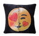 Face Changing Emoji Sequin Pillow Cover Original Gift SmartGear Factory